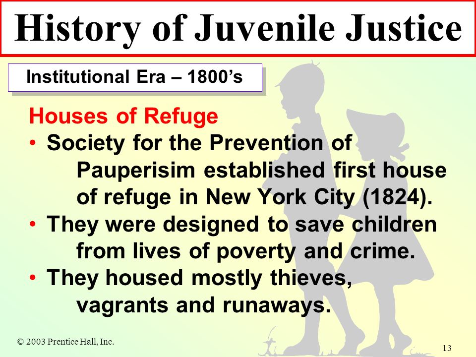 Development of the Juvenile Justice System
